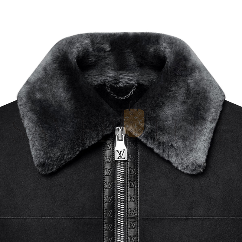 LOUIS VUITTON SHEARLING BLOUSON 1AII16